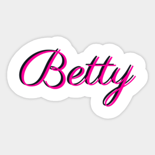 Betty Sticker